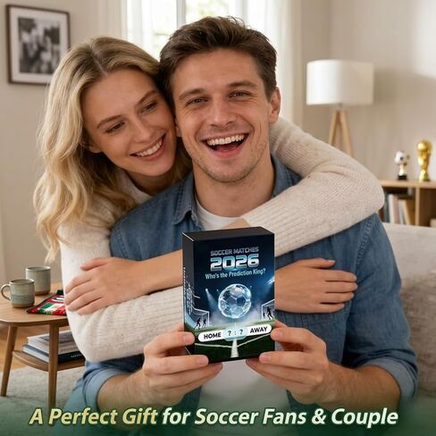 World Cup 2026 Soccer Cards Party Games - 90 Card Set Live Match Prediction Cards Game for Watch Parties & Game Nights, Fun Interactive Soccer Game for Fans in Kuwait
