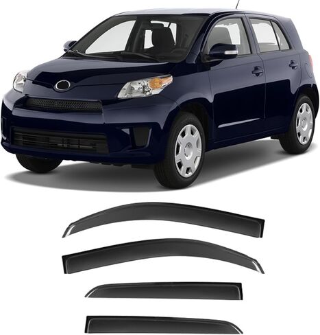واقيات النوافذ واقيات المطر لسيارة Toyota Scion xD MK2-XP110 2007-2014، حاجب الرياح للنافذة وغطاء واقي المطر وملحقات حاجب التهوية in Kuwait