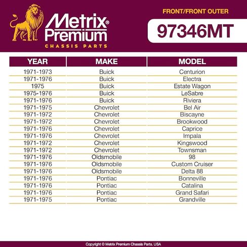 Metrix Premium Chassis Parts GDX - 4 قطع وصلة نهاية قضيب التثبيت الأمامي ومجموعة نهاية قضيب الربط الخارجي تناسب 1998-2003 Ford Explorer، 1998-2011 Ranger، 1998-2001 Mazda B2500، K700542 ES800290 صنع في أوروبا in Kuwait