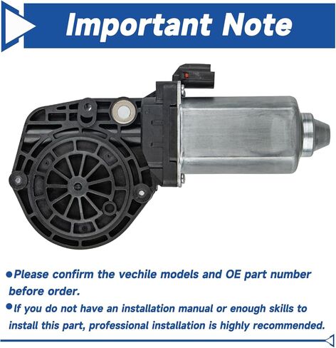 Obaee Power Window Motor Compatible with Ford Fairmont,E-150 250 350 Econoline/Club Wagon, F-150 250 350, Aerostar, Bronco, Replace 742-251, E3AZ5423395-A in Saudi Arabia