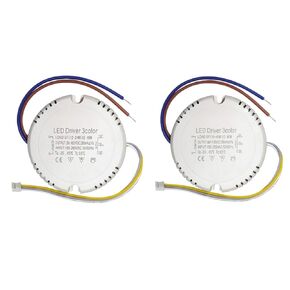 1pcs LED Driver Constant Current 220mA 12-24W×2/24-40W×2 SMD Light Ceiling Power Supply 3Colors 3Pin Lighting AC175-265V((20-40W)-2) in Saudi Arabia