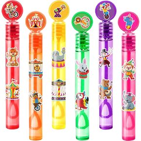Carnival Party Favors for Kids - 24PCS Circus Bubble Wands Fun Fair Theme Birthday Party Supplies Goodie Bag Fillers Classroom Rewards in Saudi Arabia