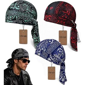 2026 Elastic Cycling Sports Cap Men Women,Paisley Cooling Headscarf Cap Set,Beanie Motorcycle Pirate Wrap Helmet in Saudi Arabia