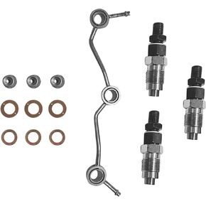 16001-53900 Fuel Injectors and 1G962-42500 Fuel Return Overflow Pipe Compatible with Kubota D722 D782 D902 Engine Injector Return Kit in Saudi Arabia