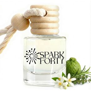 Spring Car Perfume Car Air Freshener 30-Day Luxury Hanging Diffuser Essential Oil Perfume Gift for Men & Women, Amber Musk & Floral Long-Lasting Vehicle Scent New Car in Saudi Arabia