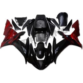 أحمر أسود حقن هدية تناسب ياماها 2002 2003 YZF R1 R1000 YZF-R1 جديد رسمت عدة ABS البلاستيك دراجة نارية هيكل السيارة ما بعد البيع in Kuwait
