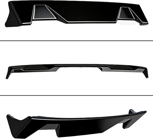 STSEV01 Rear Spoiler Cab Roof Wing Fit for Ford Maverick 2022-2026 Accessories Lariat/Lobo High/Standard/Tremor/XL/XLT All Beds and Cabs, Gloss Black Top Lip Exterior in Saudi Arabia