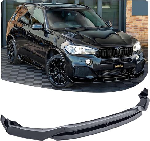 Front Bumper Lip Splitter Compatible with 2019-2023 BMW X5 G05 M Sport, Front Lip Spoiler Protector GT-Style Air Dam Chin Body Kit Gloss Black in Saudi Arabia
