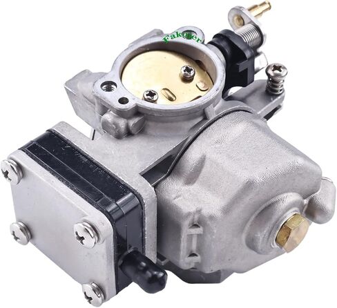 Carburetor Carb 6E8-14301-00 6E81430100 Compatible with Yamaha Outboard 9.9HP 15HP 9.9 15 2 Stroke 86-93 684-14301 in Saudi Arabia