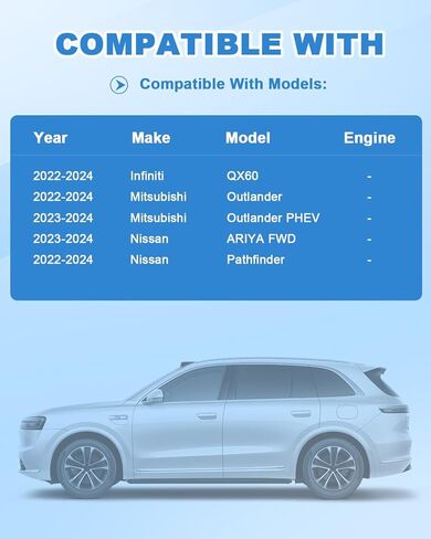 D2413 2391 Ceramic Brake Pads For 2022-2024 Infiniti QX60/Nissan Pathfinder/ARIYA/Mitsubishi Outlander 4-Wheel Set Ceramic Disc Brake Pads in Saudi Arabia
