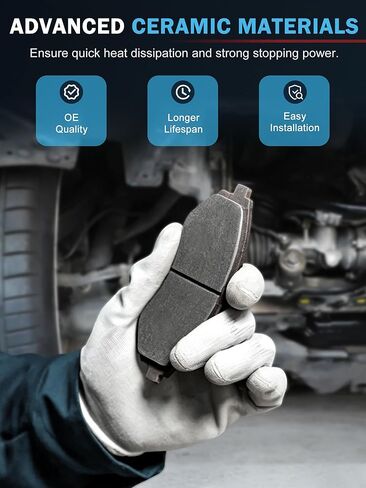 ALLCOMBO Front and Rear Brake Pads for 2016 2017 2018 Audi Q3 Quattro, 2015 2016 2017 2018 2019 2020 2021 Volkswagen Passat Ceramic Brakes Kit Replacement, 1375 1779 in Kuwait