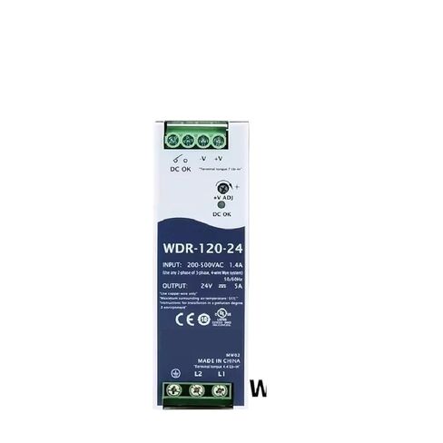 1pcs WDR-120 180-550V 12V 24V 48V Din Rail Single Output Switching Power Supply WDR-120-12 WDR-120-24 WDR-120-48(WDR-120-48) in Kuwait