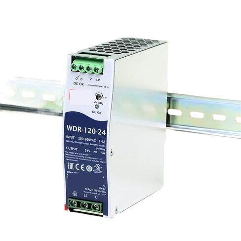 1pcs WDR-120 180-550V 12V 24V 48V Din Rail Single Output Switching Power Supply WDR-120-12 WDR-120-24 WDR-120-48(WDR-120-48) in Kuwait