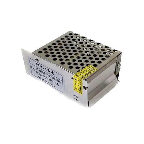1pcs 5V 3A Lighting Transformer AC110V/220V to DC 5V 15W Converter Power Supply Adapter LED Strip Switch Driver in Saudi Arabia