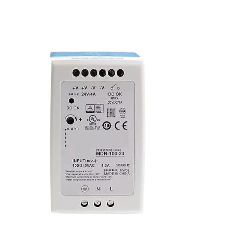 1pcs MDR-100 MDR-100-24 24V 4A 96W Single Output Rail Type Industrial Power Supply in Kuwait
