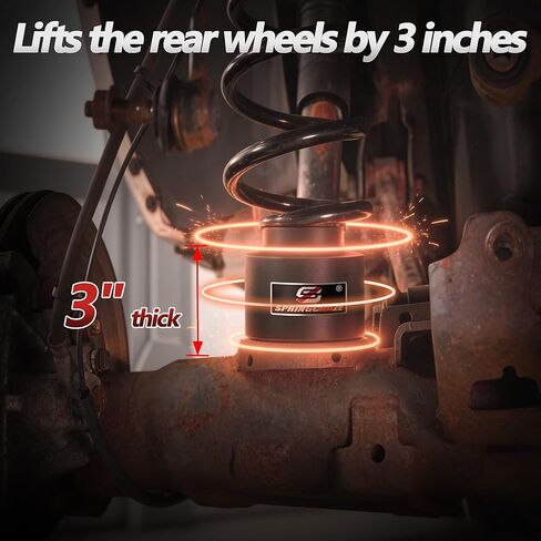 Leveling Lift Kit 3.5" Front + 3" Rear 2009-2025 Ram 1500 4WD,with Sound Isolator Reduces Wear and Vibration During Driving. in Saudi Arabia