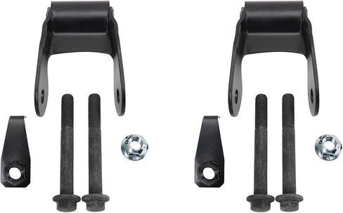 TRQ Rear Rearward Leaf Spring Shackle Compatible with 2008-2016 Ford F-250 Super Duty F-350 Super Duty F-450 in Kuwait