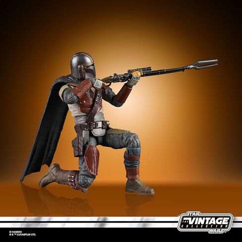 STAR WARS The Vintage Collection The Mandalorian Toy, 3.75" Scale Action Figure, Toys for Kids Ages 4 & Up in Kuwait