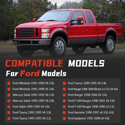 Power Steering Pump Compatible with 1990-2006 Ford F100 Ranger Aerostar Exprlorer Windstar Taurus Mercury Sable Bomba De Power Steering Pump With Pulley Replacement 20-7271 in Kuwait