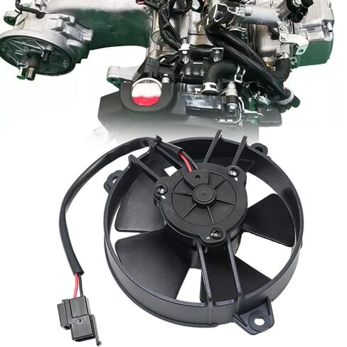 Hoypeyfiy 5.2" Puller Colling Fan 12V 30103011 Straight Paddle Blade Puller Fan 342 cfm in Kuwait