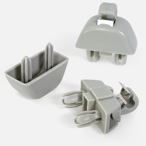 Click&Fit Sun Visor Hook Clip Bracket Compatible with Audi A6 A7 A8 S6 S7 S8 2005-2015, VW Passat 2012-2015 - Sun Visor Retainer Holder Hanger Bracket Replacement 4F0857561 6RD857561 in Kuwait