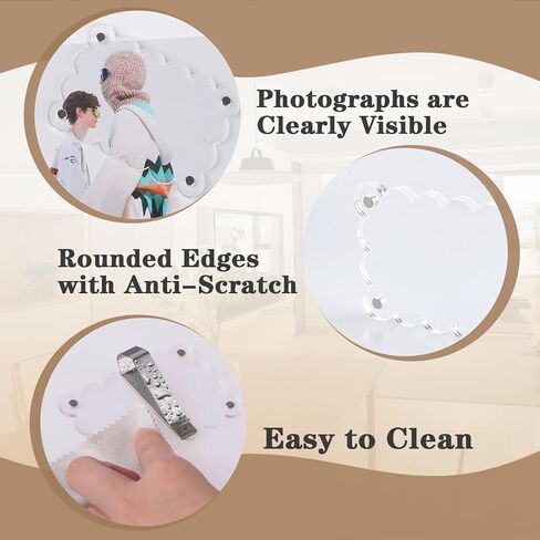Car Visor Photo Clip, Personalized Car Visor Picture Frame, Automotive Interior Decor, 5-Second Setup, Magnetic Seal, Strong Non-Slip Adhesion, Dual Horizontal/Vertical Display, Pack of 2 in Saudi Arabia