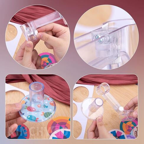 58mm Circle Cutter Button Maker Tools, Badge Making Round Cutting Tool in Saudi Arabia