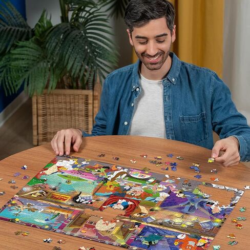 Ravensburger Looney Tunes Studio 1000 Piece Puzzle for Adults in Kuwait