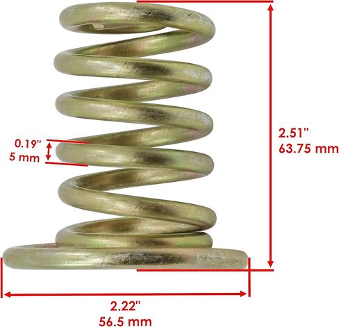 Caltric M154605 Seat Cushion Spring Compatible with John Deere X300 X300R X304 X305R X310 X320 X324 X330 X340 X500 X520 X530 X534 X540 X570 X580 in Kuwait