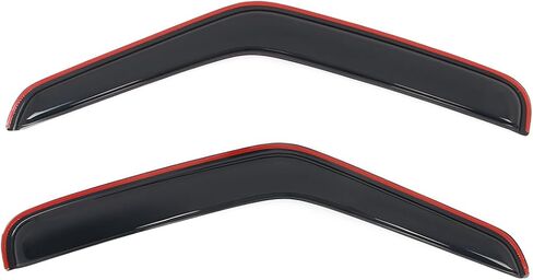 in Channel Window Rain Guards, Compatible with 1992-2006 Ford Econoline E-Series Van, Slim in-Channel Style Smoke/Tinted Acrylic, 2PCS, Side Window Deflectors in Saudi Arabia