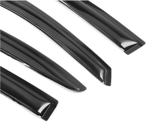 4pcs Sun Rain Vent Deflector Guard Window Visor Tape on External Window Style Acrylic Smoke Tinted Set for Dodge for Avenger 2008-2014WD-DAV08, Rapid shipment in Saudi Arabia