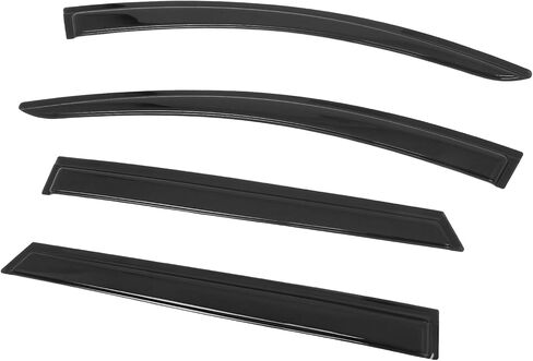 FREEMOTOR802 Tape-on Window Deflectors Fits 2023-2025 Kia Sportage, Rain Guards Side Window Visors Wind Deflectors Vent Visors Smoke Tinted Acrylic 4PCS in Kuwait