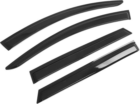 FREEMOTOR802 Tape-on Window Deflectors Fits 2023-2025 Kia Sportage, Rain Guards Side Window Visors Wind Deflectors Vent Visors Smoke Tinted Acrylic 4PCS in Kuwait