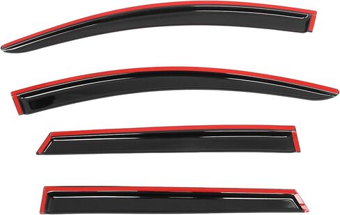 FREEMOTOR802 Tape-on Window Deflectors Fits 2023-2025 Kia Sportage, Rain Guards Side Window Visors Wind Deflectors Vent Visors Smoke Tinted Acrylic 4PCS in Kuwait