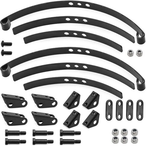 RC Toys Car Accessories 1/14 Tractor Model Car Front and Rear Hanging Hanging Ear Bracket Shock Reinforced Spring Steel Plate in Kuwait