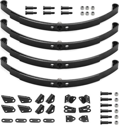 RC Toys Car Accessories 1/14 Tractor Model Car Front and Rear Hanging Hanging Ear Bracket Shock Reinforced Spring Steel Plate in Kuwait