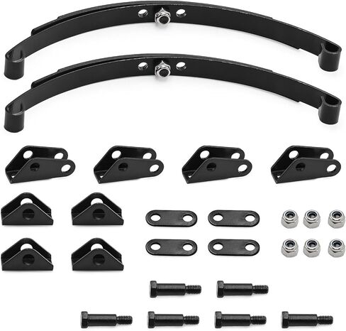 RC Toys Car Accessories 1/14 Tractor Model Car Front and Rear Hanging Hanging Ear Bracket Shock Reinforced Spring Steel Plate in Kuwait