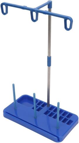 Yarn Organizer Stand Thread Rack Easy Assembly Storage with Plastic Spool Holders for Sewing Machines Quilting Embroidery Supplies in Saudi Arabia