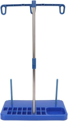 Yarn Organizer Stand Thread Rack Easy Assembly Storage with Plastic Spool Holders for Sewing Machines Quilting Embroidery Supplies in Saudi Arabia