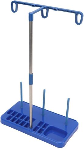 Yarn Organizer Stand Thread Rack Easy Assembly Storage with Plastic Spool Holders for Sewing Machines Quilting Embroidery Supplies in Saudi Arabia