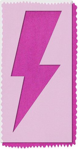 Stencil Stop Lightning Bolt Stencil - 3.75 x 9 inches - Reusable Stencils for Painting on Wood, Walls, Fabric & Rocks - Durable 14 Mil Mylar Plastic for DIY Crafts & Art Projects in Kuwait
