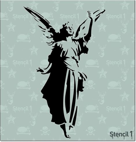 Stencil1 Stencil 8.5 x 11-inch-Angel, 8.5 x 11 in Kuwait
