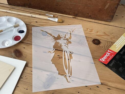 Stencil1 Stencil 8.5 x 11-inch-Angel, 8.5 x 11 in Kuwait