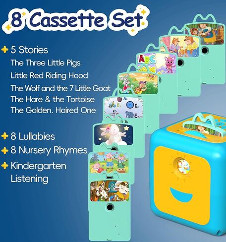 Anweller Story Projector for Kids - Starry Sky Night Light with 8 Lullabies, 8 Nursery Rhymes & Storytelling for Bedtime and Early Childhood Learning, Ages 3+ in Saudi Arabia
