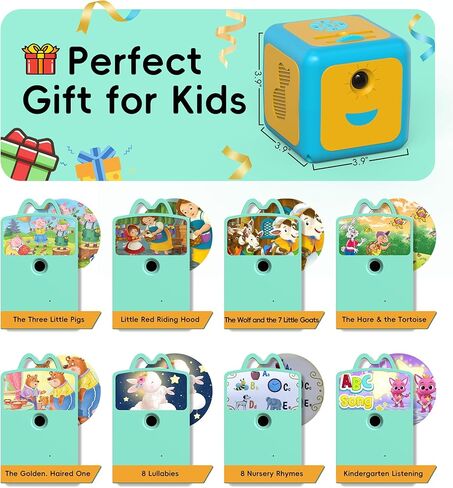 Anweller Story Projector for Kids - Starry Sky Night Light with 8 Lullabies, 8 Nursery Rhymes & Storytelling for Bedtime and Early Childhood Learning, Ages 3+ in Saudi Arabia