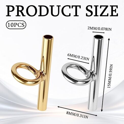 10Pcs Pin to Pendant Converter - Gold & Silver 13mm Brass Brooch Pendant Converters - Brass Brooch Converters for Changing Brooches Pins to Pendant in Saudi Arabia