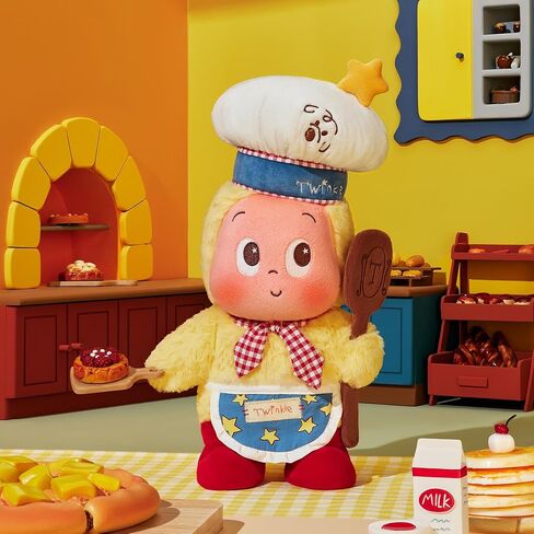 POP MART Moon Gelato Series-Baker Plush Doll, Collectible Toys Home Decorations, Holiday Birthday Gifts for Girls and Boys in Kuwait