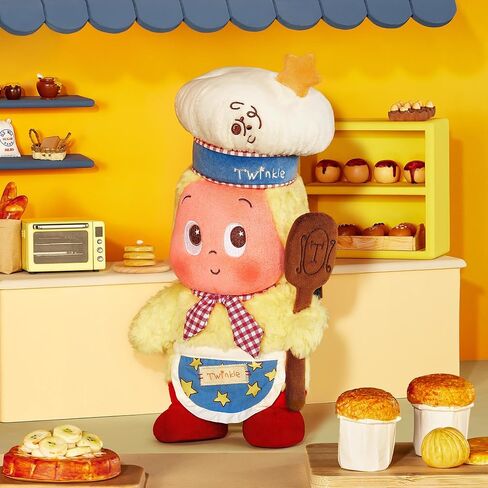 POP MART Moon Gelato Series-Baker Plush Doll, Collectible Toys Home Decorations, Holiday Birthday Gifts for Girls and Boys in Kuwait