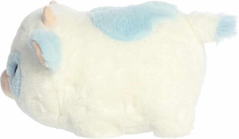 Aurora® Adorable Spudsters™ Bonnie Blueberry Cow™ Stuffed Animal - Round Shape Makes for Comforting Cuddles - Perfect for Kids All Ages and Animal Loving Adults - Blue 10.5 Inches in Kuwait