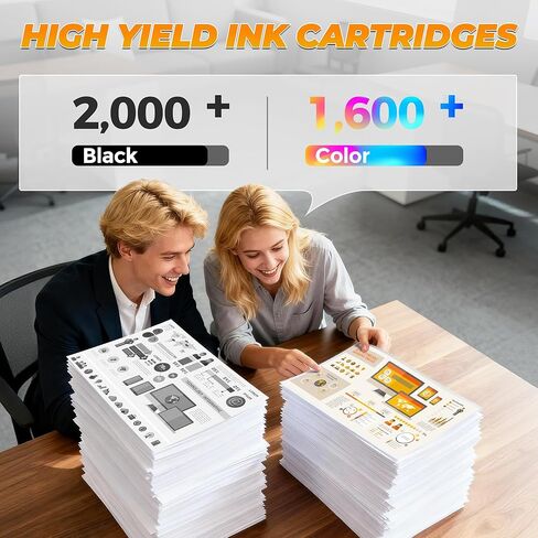 962XL Ink Cartridges 4 Pack (6800 Pages) Compatible with OfficeJet Pro 9010 9020 Series for HP 962XL 962 Ink Work for OfficeJet Pro 9010 9012 9015 9018 9020 9022 9025 9026 9027 9028 9029 Printer in Saudi Arabia